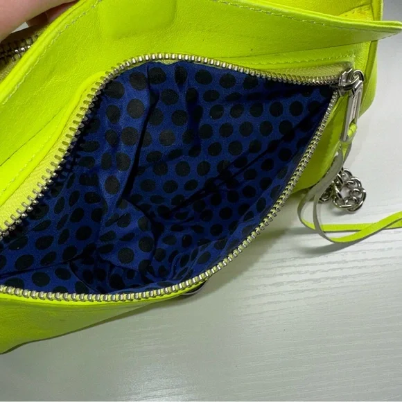 Rebecca Minkoff Neon Yellow Mini Crossbody - Picture 10 of 13